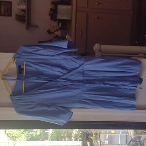 A light blue romper size large